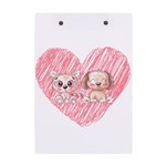 Cat Kitten Feline Pet Animal Cute A5 Acrylic Clipboard Back