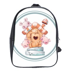 House Pet Animal Cute School Bag (xl) by Sarkoni