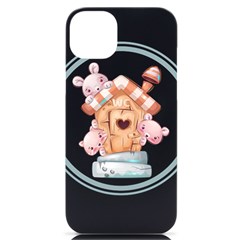 House Pet Animal Cute Iphone 14 Plus Black Uv Print Case by Sarkoni