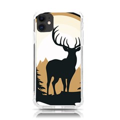 Deer Wildlife Nature Iphone 11 Tpu Uv Print Case by Sarkoni