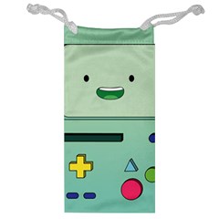 Adventure Time Bmo Beemo Green Jewelry Bag by Bedest