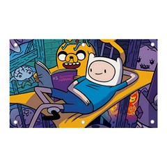 Adventure Time Finn  Jake Marceline Banner And Sign 5  X 3  by Bedest