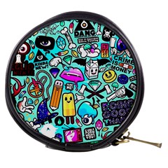 Graffiti Pop Art Crazy Retro Mini Makeup Bag by Bedest