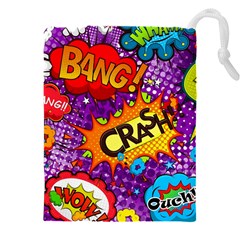 Crash Bang Adventure Time Art Boom Graffiti Drawstring Pouch (4xl) by Bedest