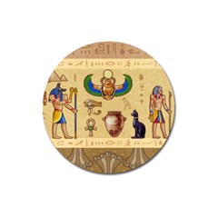 Egypt Horizontal Illustration Magnet 3  (round) by Hannah976