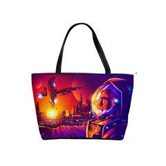 Far Future Human Colonization Classic Shoulder Handbag by Hannah976