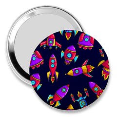 Space Patterns 3  Handbag Mirrors by Hannah976