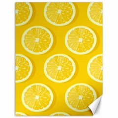 Lemon Fruits Slice Seamless Pattern Canvas 12  X 16  by Ravend