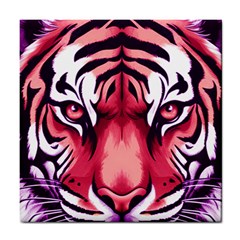 Tiger Design Tile Coaster by TShirt44