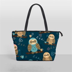 Seamless Pattern Owls Dreaming Classic Shoulder Handbag by Apen