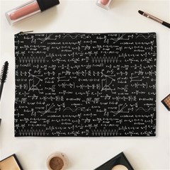 Math Equations Formulas Pattern Cosmetic Bag (xl) by Ravend