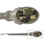 Texture Military Camouflage Repeats Seamless Army Green Hunting Letter Opener Front