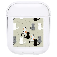 Cute Cat Seamless Pattern Hard Pc Airpods 1/2 Case by Ravend