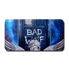 Doctor Who Adventure Bad Wolf Tardis Medium Bar Mat by Cendanart