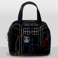 Tardis Doctor Who Magic Travel Macine Fantasy Classic Handbag (one Side) by Cendanart