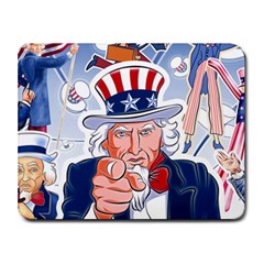 Independence Day United States Of America Small Mousepad by Ket1n9