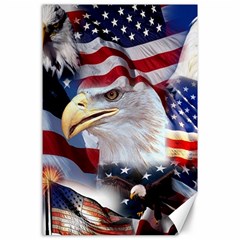 United States Of America Images Independence Day Canvas 24  X 36  by Ket1n9