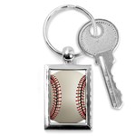 Baseball Key Chain (Rectangle) Front