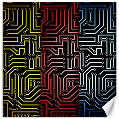 Circuit Board Seamless Patterns Set Canvas 20  X 20  by Ket1n9