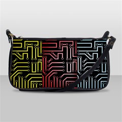 Circuit Board Seamless Patterns Set Shoulder Clutch Bag by Ket1n9