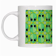 Alien Pattern- White Mug by Ket1n9