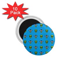 Alien Pattern 1 75  Magnets (10 Pack)  by Ket1n9