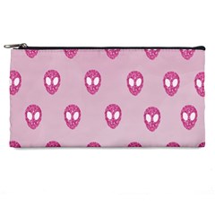 Alien Pattern Pink Pencil Case by Ket1n9