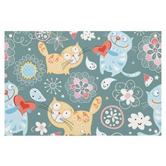 Cute Cat Background Pattern Banner And Sign 6  X 4  by Ket1n9