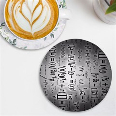 Science Formulas Uv Print Round Tile Coaster by Ket1n9