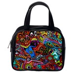 Art Color Dark Detail Monsters Psychedelic Classic Handbag (One Side) Front