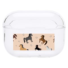 Horses For Courses Pattern Hard Pc Airpods Pro Case by Ket1n9