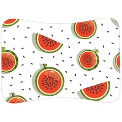 Seamless Background Pattern-with-watermelon Slices Velour Seat Head Rest Cushion by Ket1n9