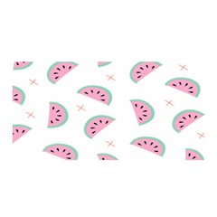 Seamless Background With Watermelon Slices Satin Wrap 35  X 70  by Ket1n9