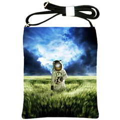 Astronaut Shoulder Sling Bag by Ket1n9