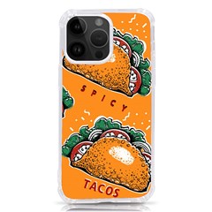 Seamless Pattern With Taco Iphone 14 Pro Max Tpu Uv Print Case by Ket1n9