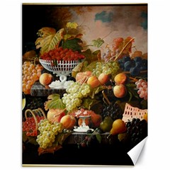 Abundance Of Fruit Severin Roesen Canvas 18  X 24  by Hannah976