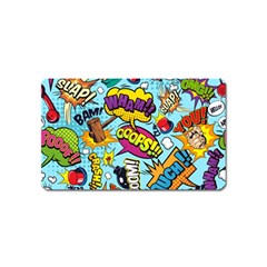 Comic Elements Colorful Seamless Pattern Magnet (name Card) by Hannah976