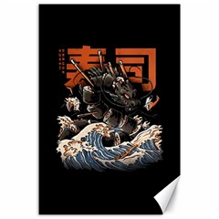 Sushi Dragon Japanese Canvas 24  X 36  by Bedest