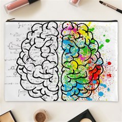 Brain Mind Psychology Idea Drawing Cosmetic Bag (xxxl) by Ndabl3x