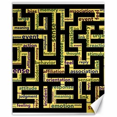 Mindset Stimulus Response Emotion Canvas 16  X 20  by Paksenen