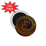 Swirl Vortex Emoji Cyclone Motion Art 1.75  Magnets (100 pack)  Front