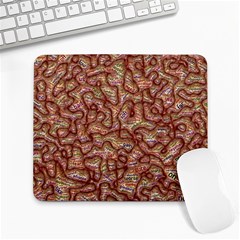 Mind Brain Thought Mental Large Mousepad by Paksenen