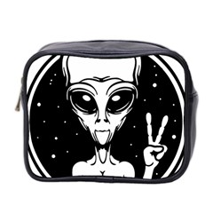 Alien Ufo Mini Toiletries Bag (two Sides) by Bedest