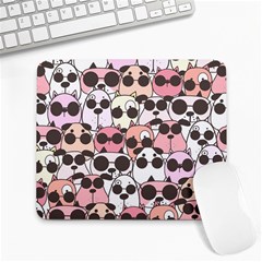 Cute Dog Seamless Pattern Background Large Mousepad by Grandong