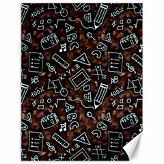 Doodles School Background Art Pattern Canvas 18  X 24  by Bedest