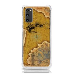 Vintage Map Of The World Continent Samsung Galaxy S20 6 2 Inch Tpu Uv Case by Proyonanggan