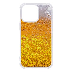 Liquid Bubble Drink Beer With Foam Texture Iphone 13 Pro Tpu Uv Print Case by Cemarart