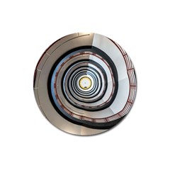 Spiral Staircase Stairs Stairwell Magnet 3  (round) by Hannah976