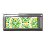 Green Pattern Retro Wallpaper Superlink Italian Charm (9mm) Front