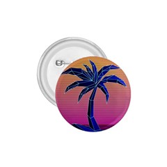 Abstract 3d Art Holiday Island Palm Tree Pink Purple Summer Sunset Water 1 75  Buttons by Cemarart